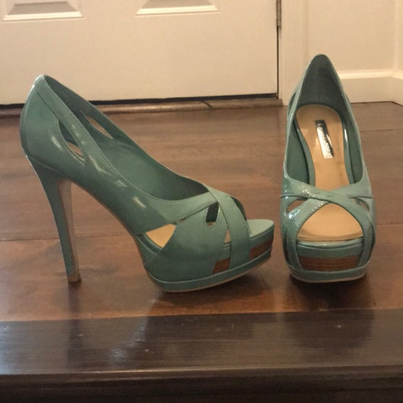 H by Halston Miranda Patent Leather Heels-Size:6.5 - Picture 1 of 5